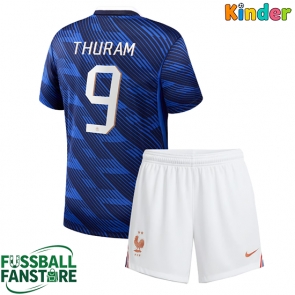 Frankreich Marcus Thuram #9 Replik Heimtrikot Kinder WM 2026 Kurzarm (+ Kurze Hosen)